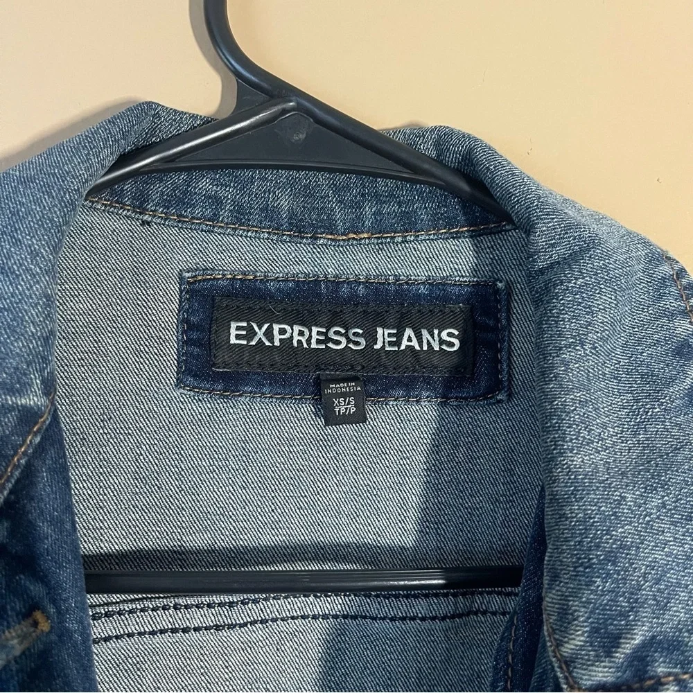 Express women’s XS denim jacket - Picture 4 of 11